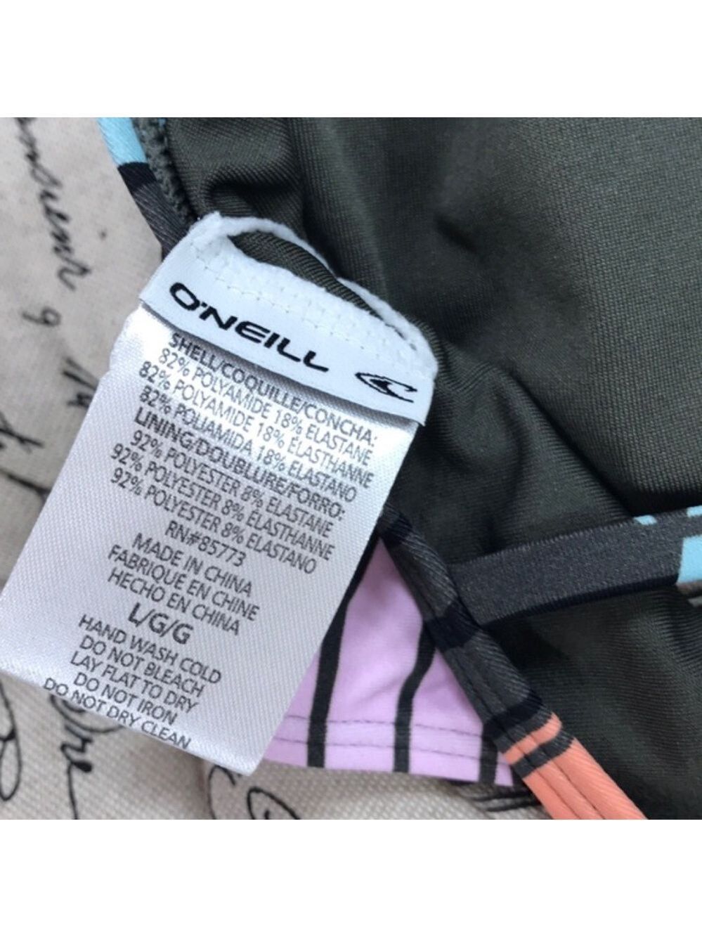 NWOT O'Neill BAYLEN RING BACK TOP - Picture 7 of 8